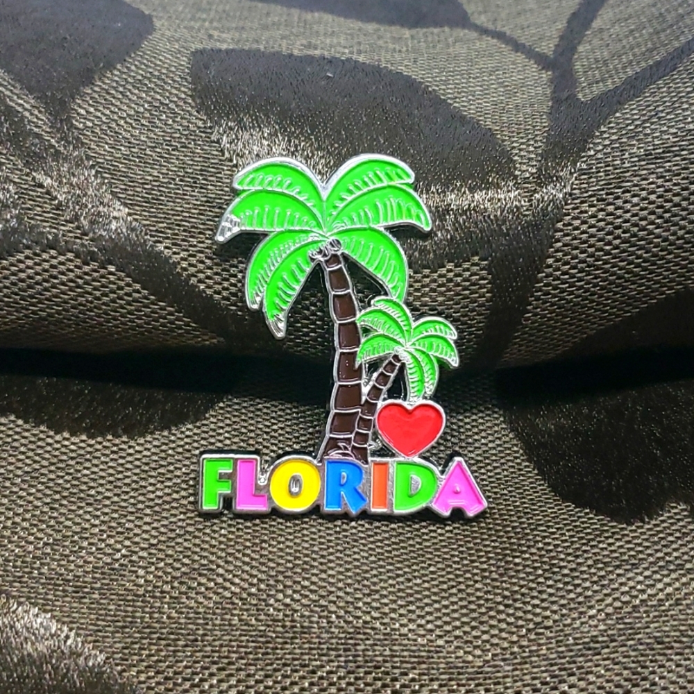 #3 Refrigerator Magnet Decoration Florida-Palm.